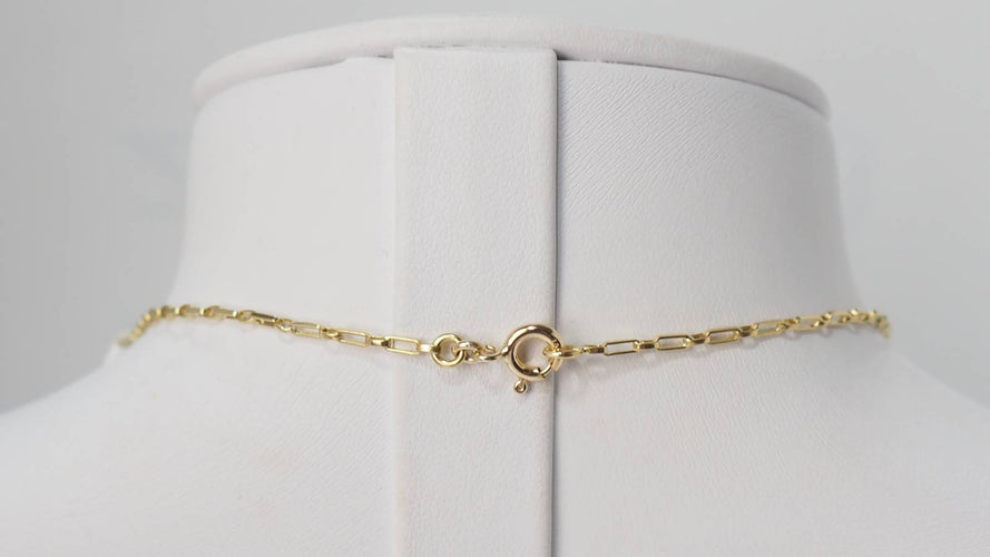 Collier Collier draperie en or jaune 58 Facettes 31488