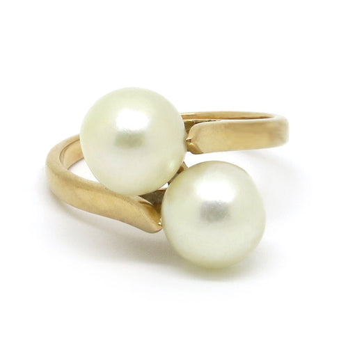 Bague Bague Toi & Moi Perles 58 Facettes