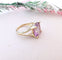 Bague Bague Améthyste coussin Diamants 58 Facettes AA 1522