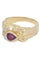 Bague 55 BAGUE MODERNE RUBIS ET DIAMANTS 58 Facettes 065021
