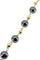 Bracelet BRACELET HEMATITE ET BOULES D'OR 58 Facettes 041351