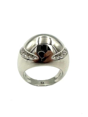 Bague 54 BVLGARI - Bague Or blanc Diamants 58 Facettes
