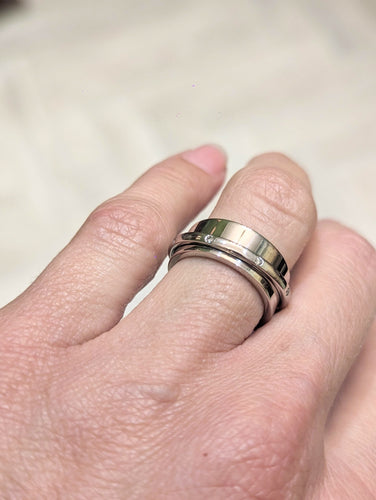 Bague 52 DINH VAN - Bague Ariane Or Diamants 58 Facettes