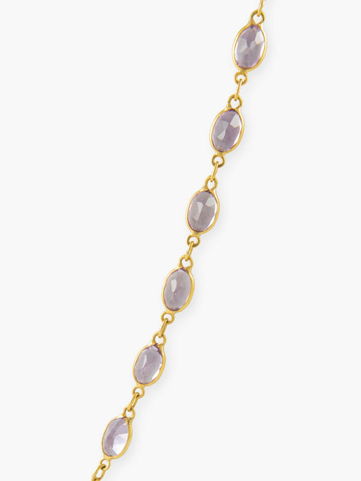 Collier CHAINE OR & AMETHYSTE 58 Facettes 210025