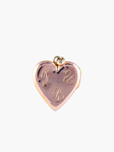 Pendentif Pendentif Cœur Porte-Photo Ancien 58 Facettes