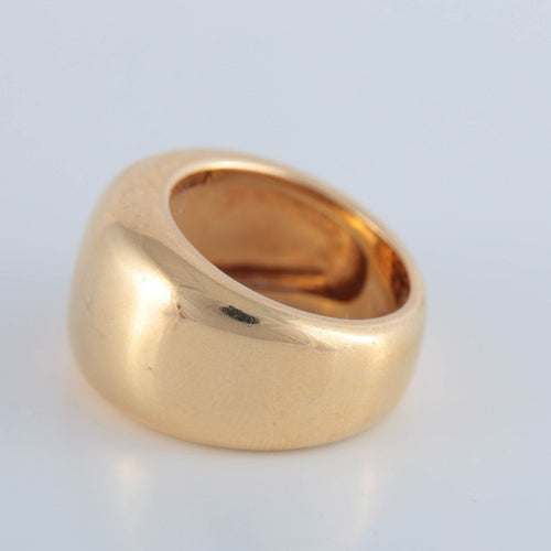 Bague 52 CARTIER - gros anneau en or jaune 58 Facettes