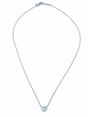 Collier BVLGARI. Collier or blanc 18K et diamants 58 Facettes