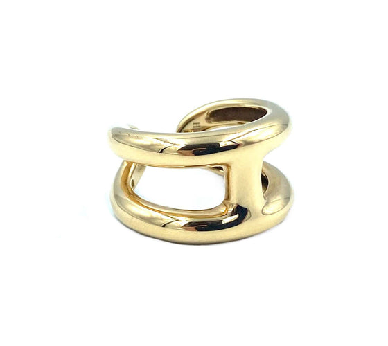 Bague Hermès. Bague Osmose or rose 18K 58 Facettes