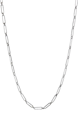 Collier CHAINE MAILLE RECTANGLE 58 Facettes 047521