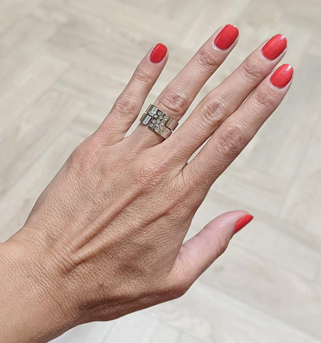 Bague 53 Bague DINH VAN "Seventies" 58 Facettes