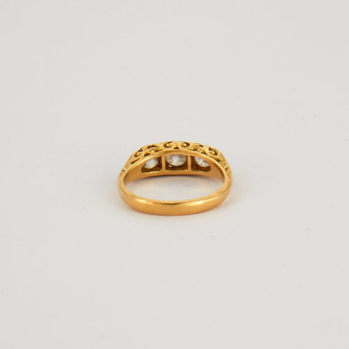 Bague 51.5 Bague Jarretière 3 Diamants 58 Facettes EL2-29