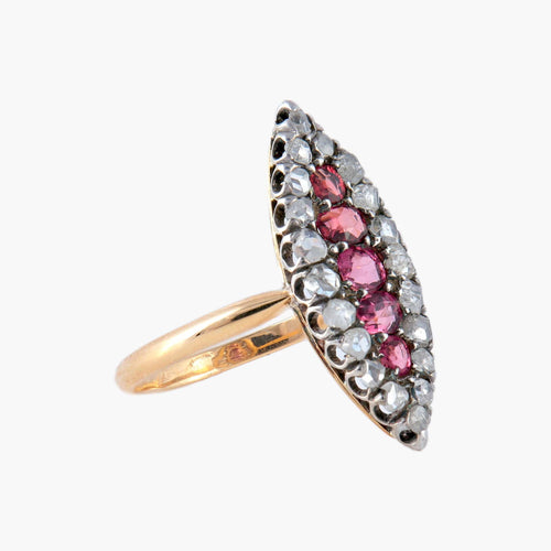 Bague 54 Bague marquise diamants 58 Facettes P3L13