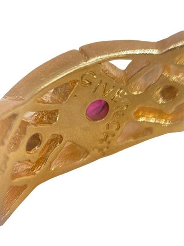 Bague 59 GIVENCHY - Anneau d'Eternité Or Rubis Diamants. 58 Facettes