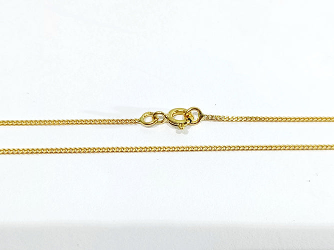 Collier Chaine Or jaune Maille Gourmette 58 Facettes