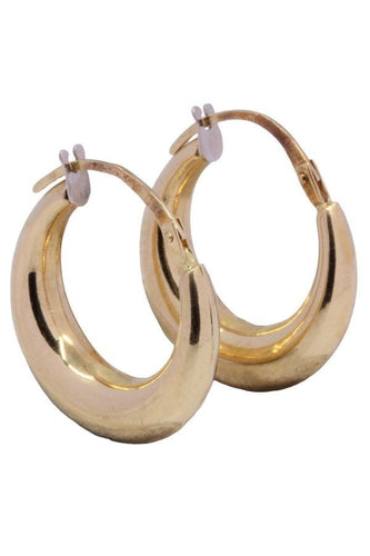 Boucles d'oreilles CRÉOLES MODERNES 58 Facettes 065060