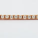 Bracelet Bracelet Rivière de diamants or rose 58 Facettes