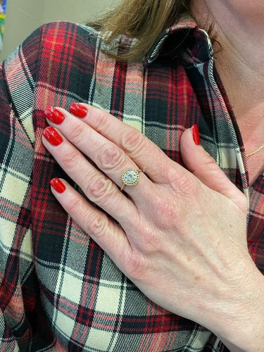 Bague BAGUE ART DÉCO DIAMANTS 58 Facettes 058971