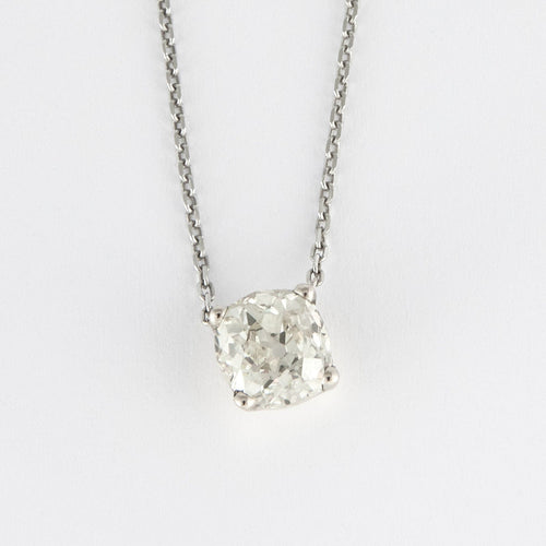 Collier Collier or gris, diamant 58 Facettes