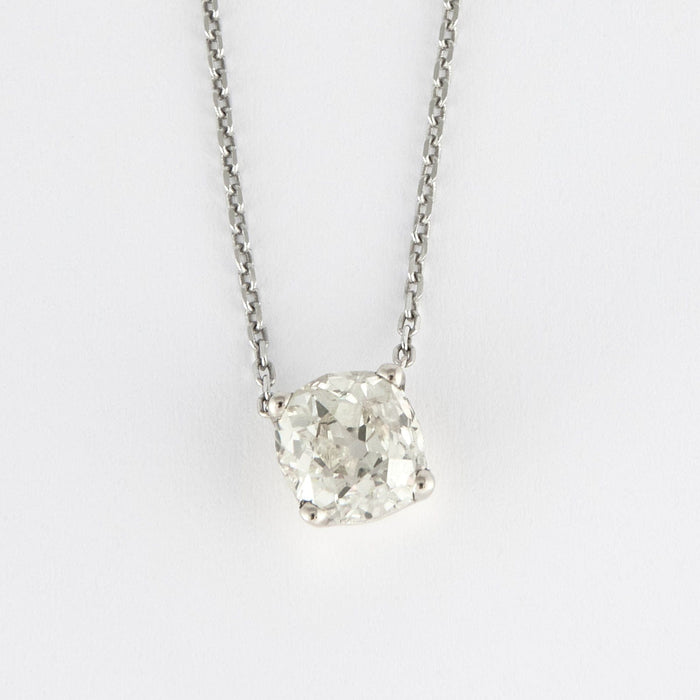 Collier Collier or gris, diamant 58 Facettes