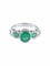 Bague 54 Bague Trilogie Emeraudes 58 Facettes