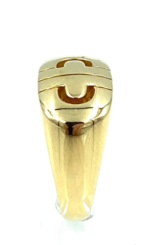 Bague 55 BVLGARI. Collection Parentesi, Bague or jaune 58 Facettes