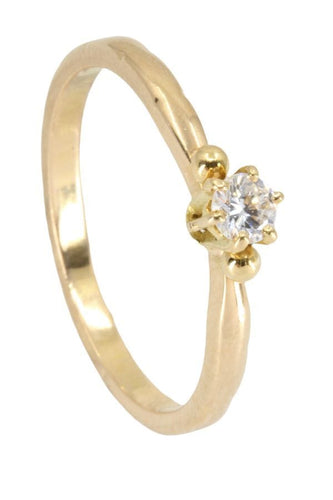 Bague 56 SOLITAIRE DIAMANT 0.15 CARAT 58 Facettes 048561