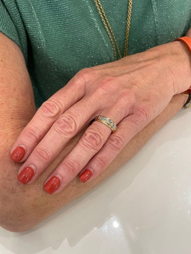 Bague 55 BAGUE ANCIENNE DIAMANTS 58 Facettes 055291