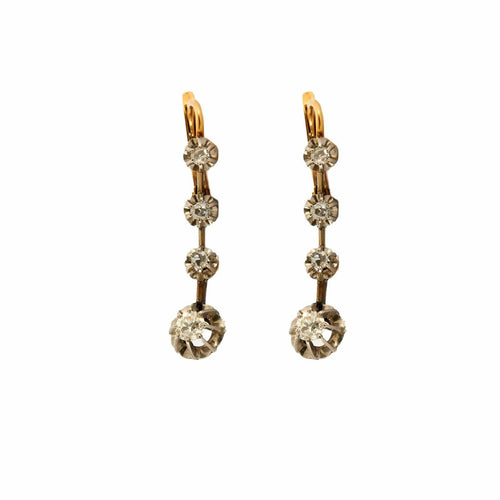 Boucles d'oreilles Boucles d'oreilles dormeuses diamants 58 Facettes