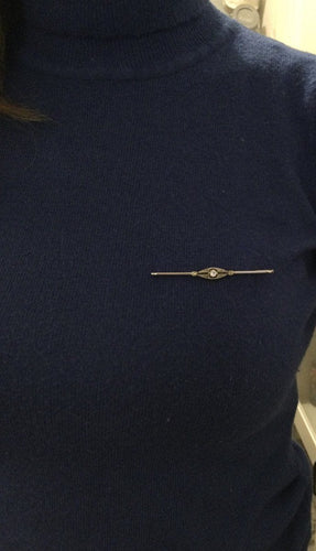 Broche Broche Art Déco Or Blanc Diamants Saphirs 58 Facettes