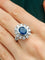 Bague Bague Marguerite Saphir et Diamants 58 Facettes HS2859