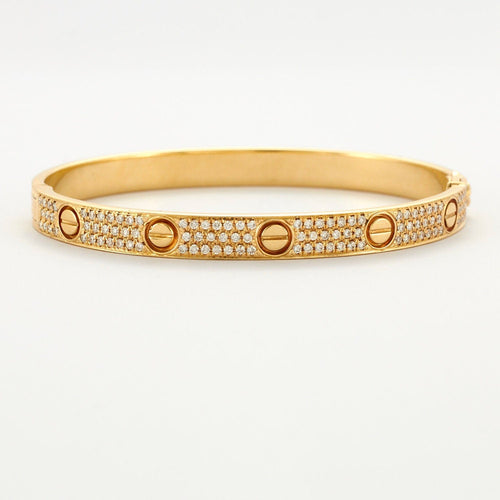 Bracelet CARTIER – Bracelet LOVE Pavage Diamants 58 Facettes