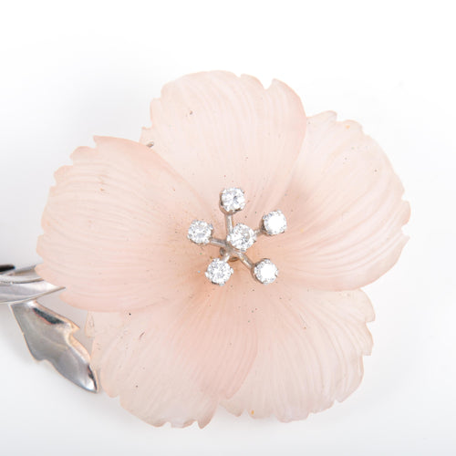 Broche Broche Hibiscus Diamants 58 Facettes 220330
