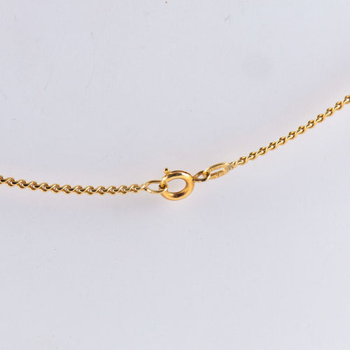 Collier Collier avec pendentif or jaune 58 Facettes