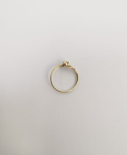 Bague 55 Bague Nœud Or et Diamant 58 Facettes LT 4136