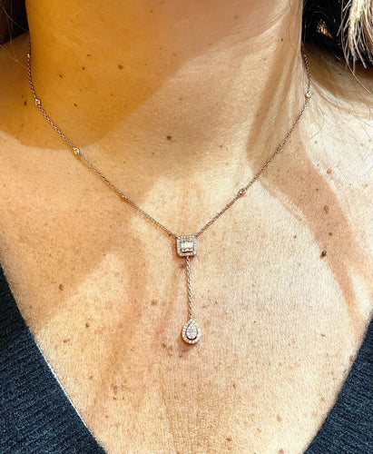 Collier Collier Or rose Diamants 58 Facettes