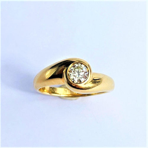 Bague 54 Bague Solitaire Or jaune & Diamant 58 Facettes 20400000644