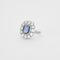 Bague 58.5 Bague Art Déco Pompadour Saphir Diamants 58 Facettes