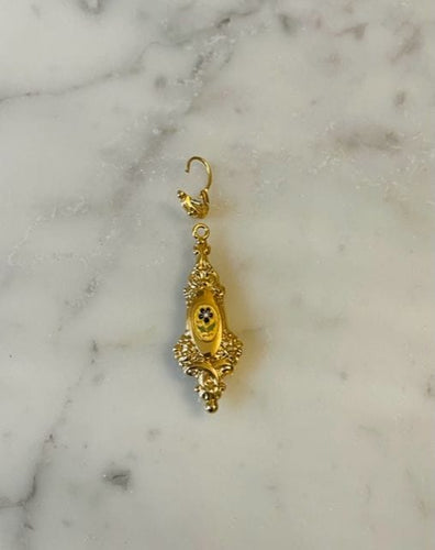 Boucles d'oreilles Paire de pendants d'oreilles Or jaune 58 Facettes