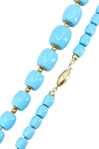 Collier COLLIER CHUTE TURQUOISES 58 Facettes 054561