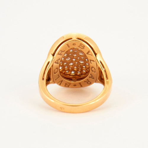 Bague BULGARI - Bague Pavage Diamants 58 Facettes