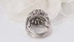 Bague 50 Bague entourage Vintage en Palladium et diamants 58 Facettes 29680