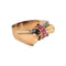 Bague 57 Bague tank noeud rubis et diamants 58 Facettes 1-1131/2
