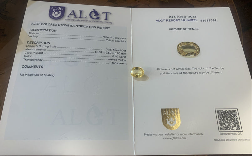 Bague 54.5 Bague Saphir Jaune Non Chauffé Or Gris 58 Facettes BSA74