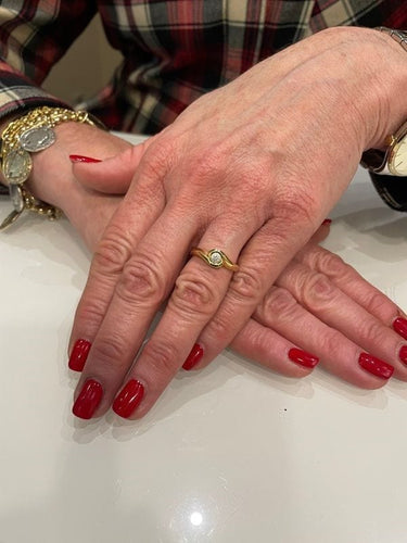 Bague 55 SOLITAIRE DIAMANT 0.25 CARAT 58 Facettes 059241