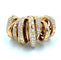 Bague DE GRISOGONO. Collection Sole, bague or rose et diamants 58 Facettes
