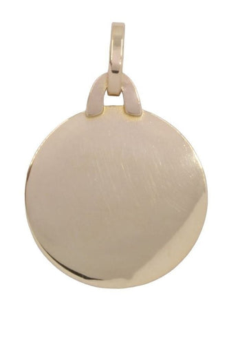 Pendentif MÉDAILLE VIERGE ANCIENNE 58 Facettes 071241