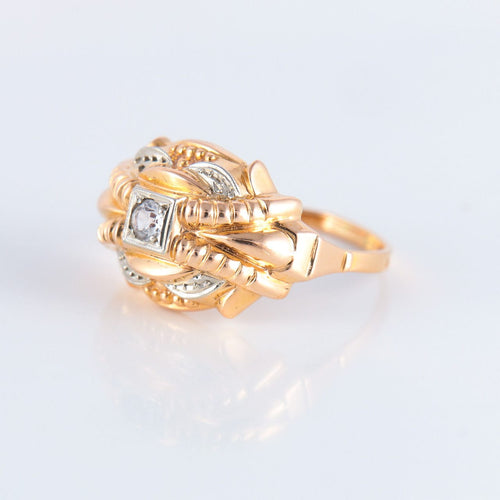 Bague 54 Bague années 1940 58 Facettes