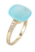 Bague BAGUE MODERNE TOURMALINE PARAIBA ET DIAMANTS 58 Facettes 063901