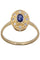 Bague 54 Bague marguerite saphir et diamants 58 Facettes 079361