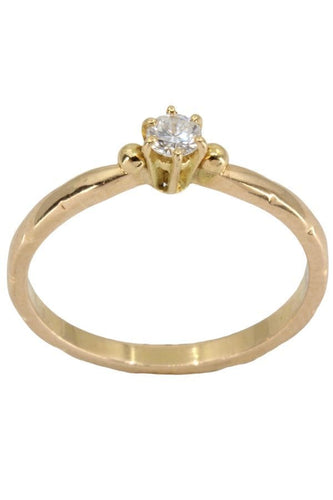 Bague 56 SOLITAIRE DIAMANT 0.15 CARAT 58 Facettes 048561